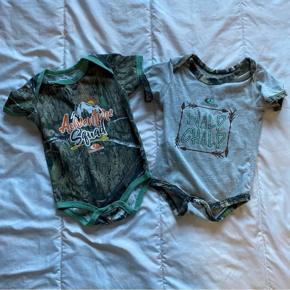 Toddler Boys Mossy Oak Onesie Bundle 18 Months